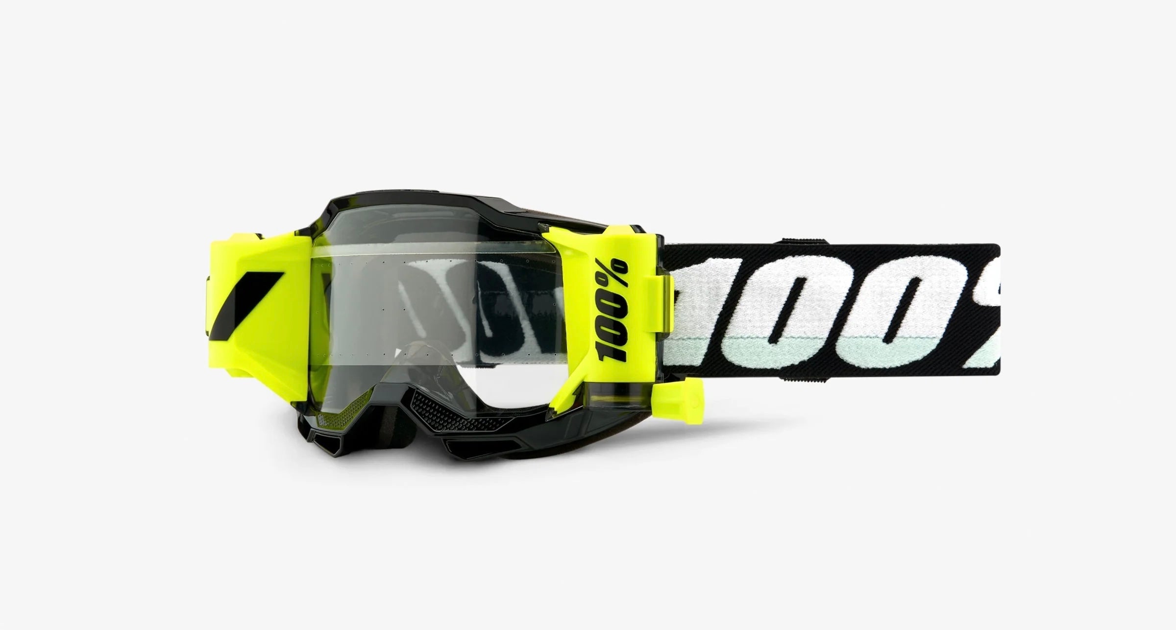 100% ACCURI 2 FORECAST MX Goggles (Black - Clear Lens)