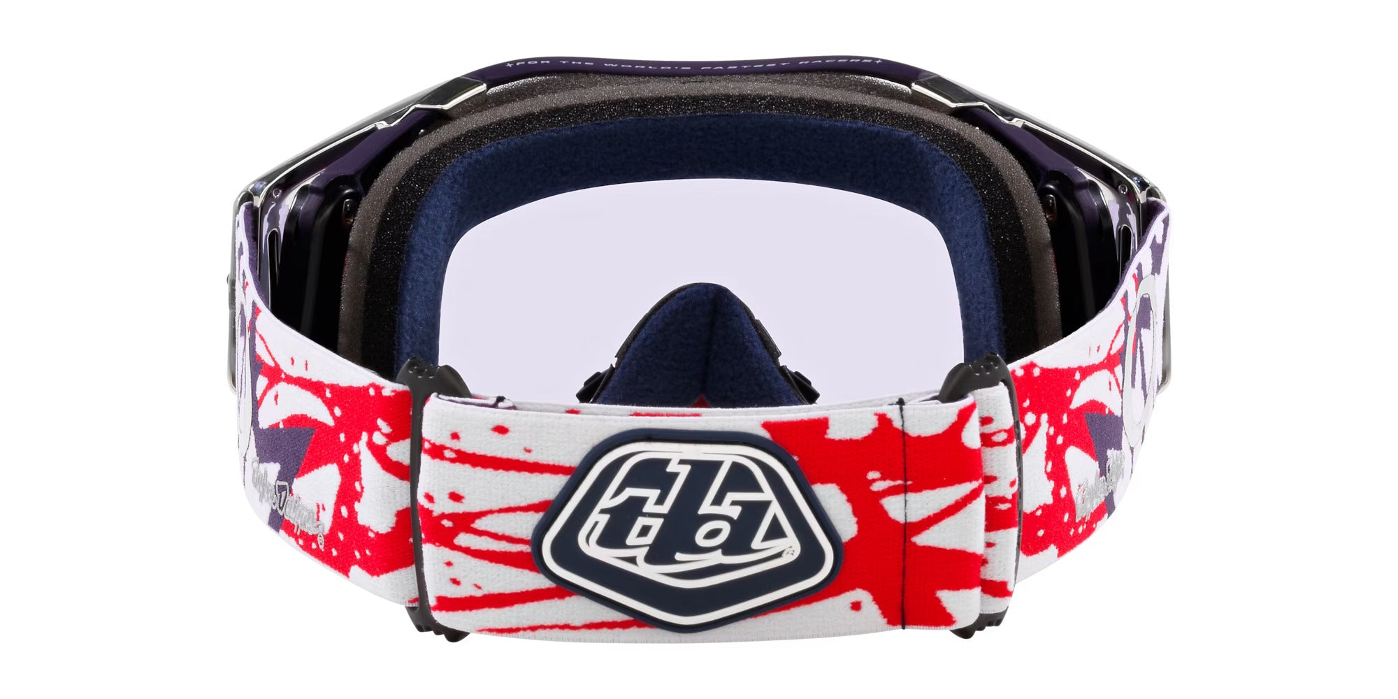 Oakley Airbrake® MX Troy Lee Designs Series Goggles (White Blue Stars Strap | Prizm Mx Low Light Lens)
