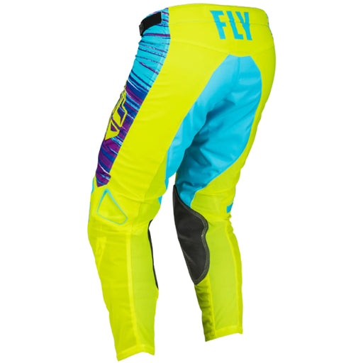 Fly Racing Kinetic Mesh L.E Motocross Pants (Hi Vis/Blue/Magenta, UK Size: 34)