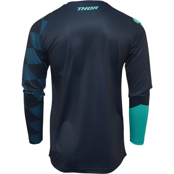 Thor Sector Motocross Jersey (Birdrock Midnight/Mint)