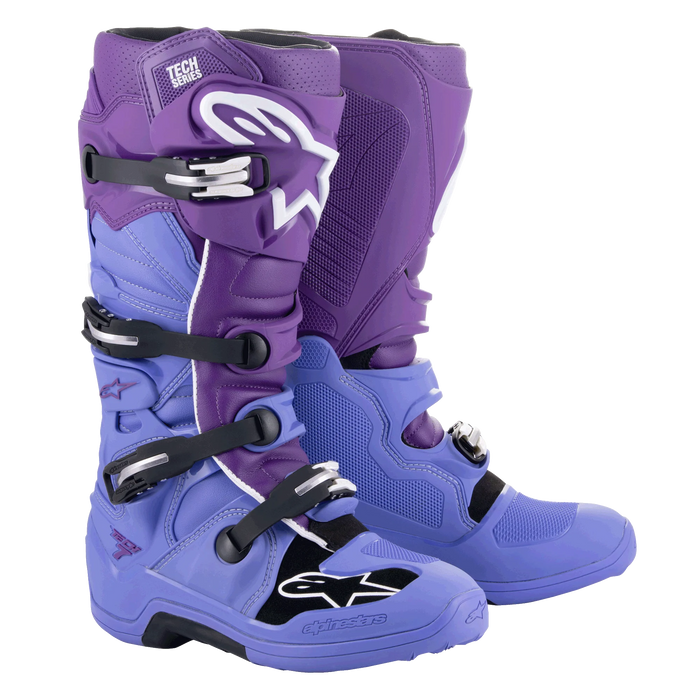 Alpinestars Tech 7 Motocross Boots (Purple, UK Size: 9)