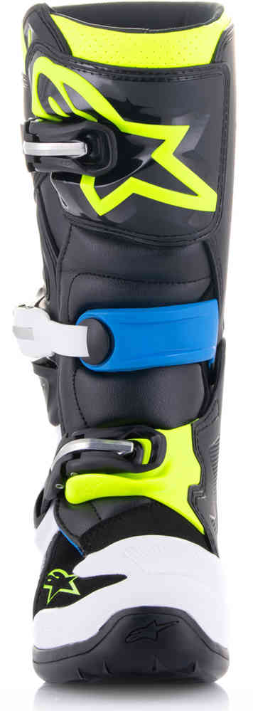 Alpinestars Tech 7S Youth Motocross Boots (BLK ENBL YEFL | UK Size: 4.5)
