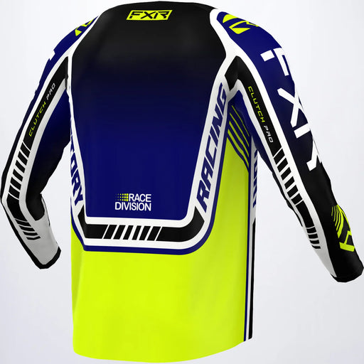 FXR Clutch Pro MX Jersey (Midnight/HiVis, Size: M)