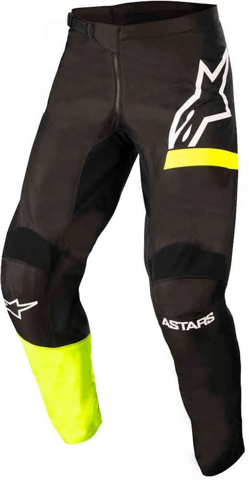 Alpinestars Youth MX Motocross Pants Racer Chaser Black Yellow Size 28