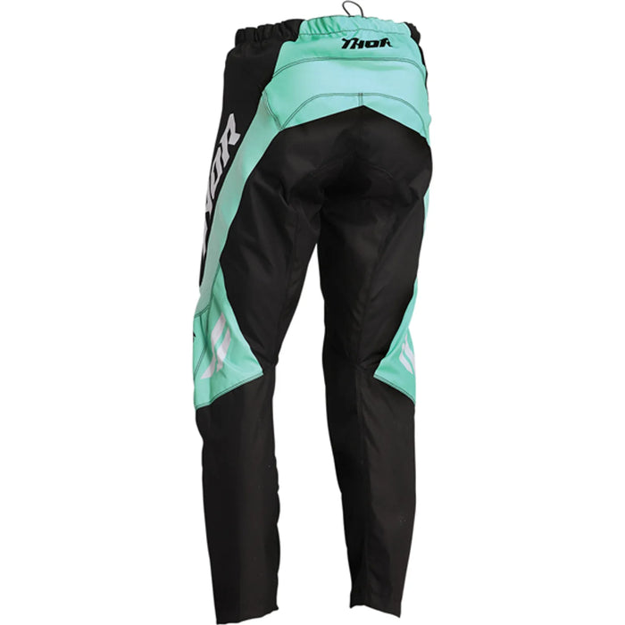 Thor Sector Youth Motocross Pants (Black/Mint, Size: Y26)