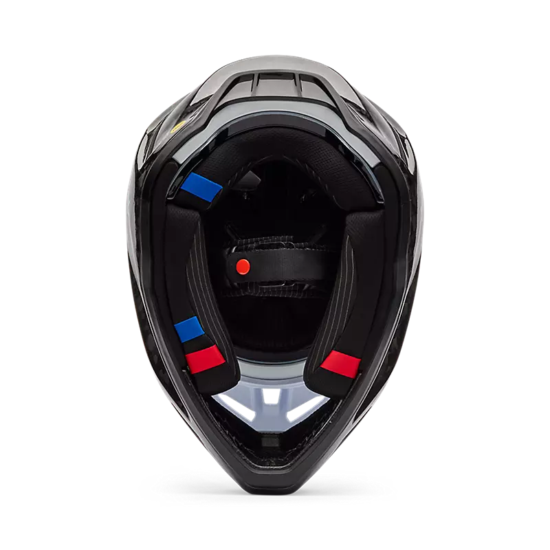 Fox Racing V3 RS Ghost Motocross Helmet (White | Large (59-60cm))