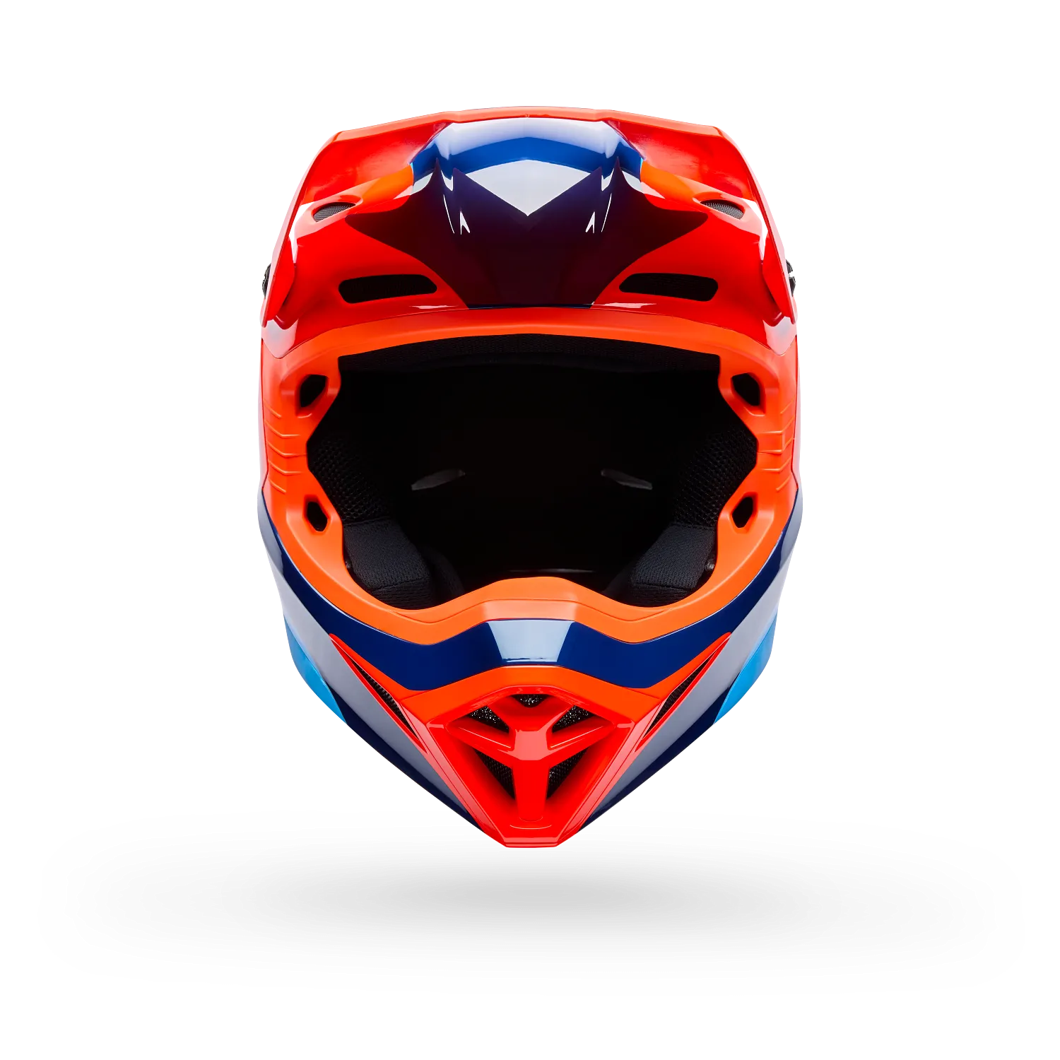 Bell MX-10 Mips Wave Motocross Helmet (Orange/Blue)