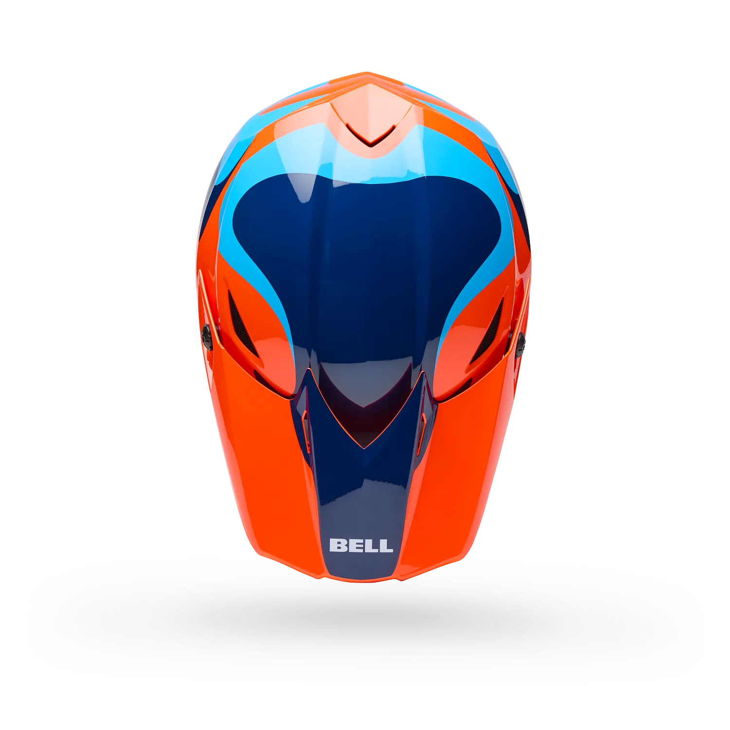 Bell MX-10 Mips Wave Motocross Helmet (Orange/Blue)