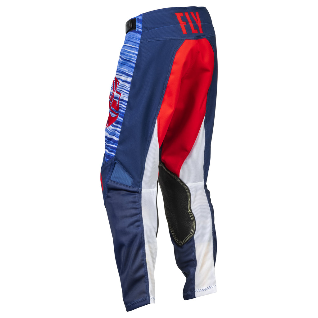 Fly Racing Kinetic Mesh Youth Motocross Pants (Red/White/Blue, Size: Y22)