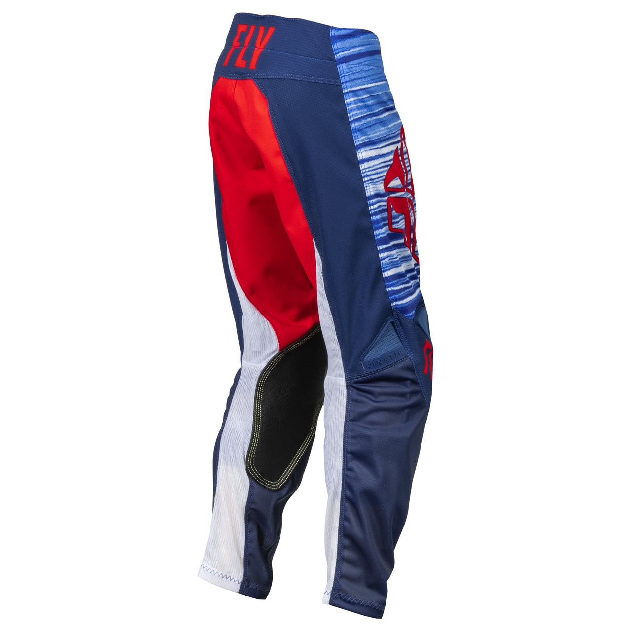 Fly Racing Kinetic Mesh Youth Motocross Pants (Red/White/Blue, Size: Y22)