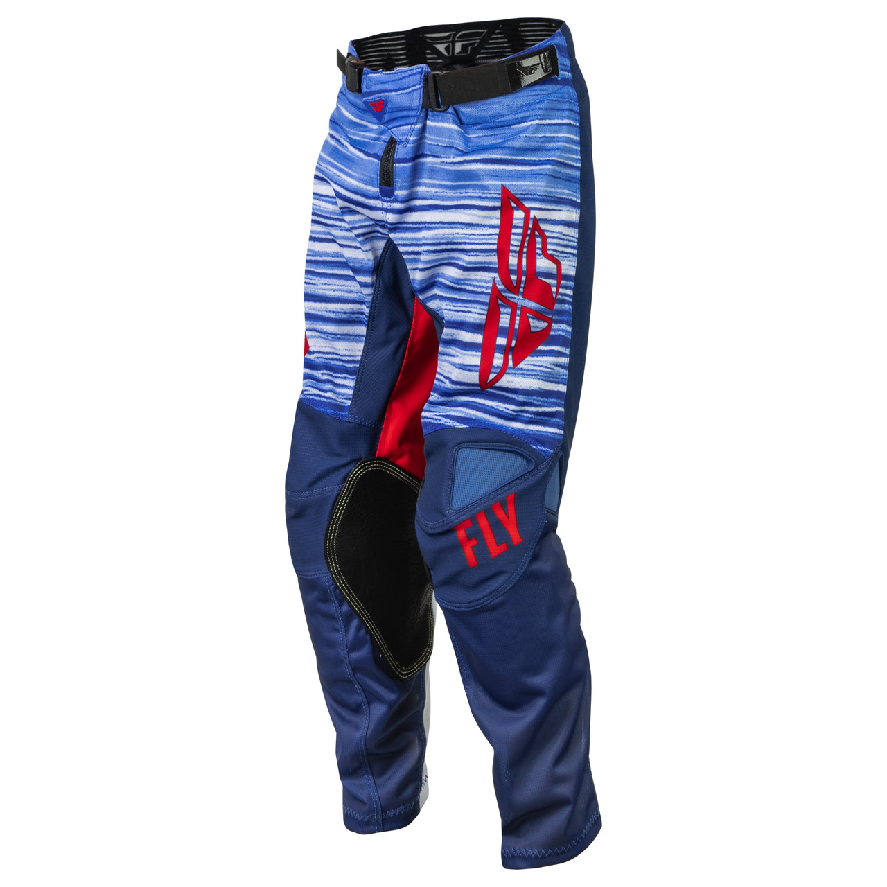 Fly Racing Kinetic Mesh Youth Motocross Pants (Red/White/Blue, Size: Y22)