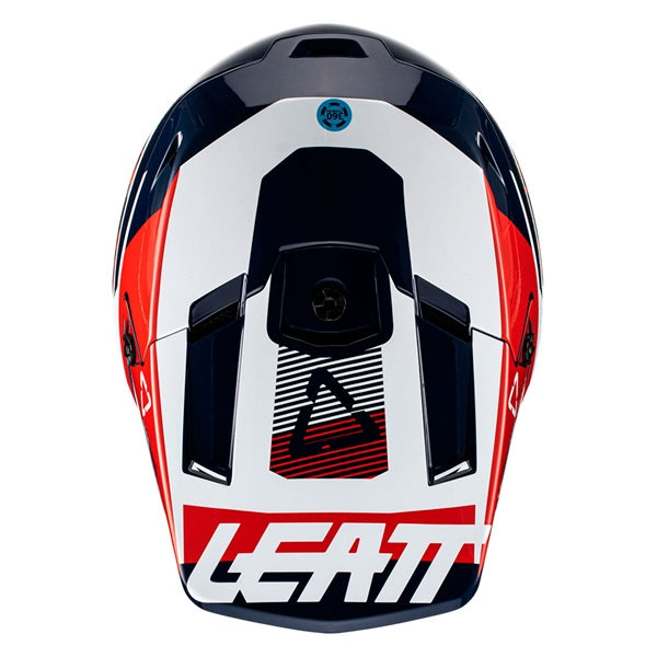 Leatt 3.5 Motocross Helmet (Red/White/Blue, UK Size: YM 51-52cm)