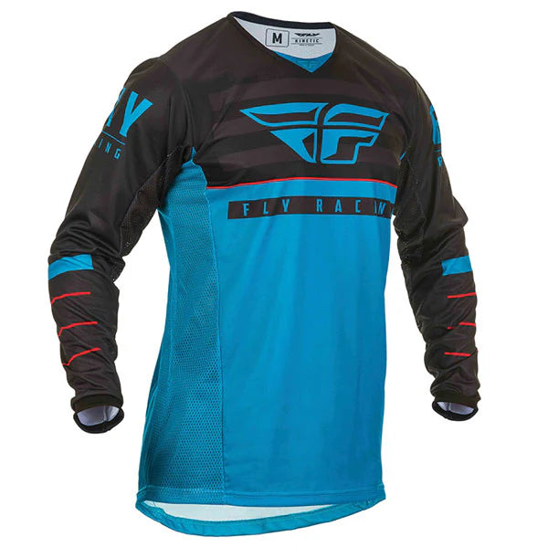 Fly Racing Kinetic K120 Motocross Jersey (Blue/Black, Size: 2X)