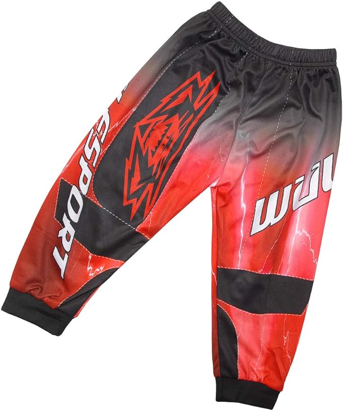 Wulfsport Forte Kids Trials Kit (Black/Red, Ages: 11-13 Years)