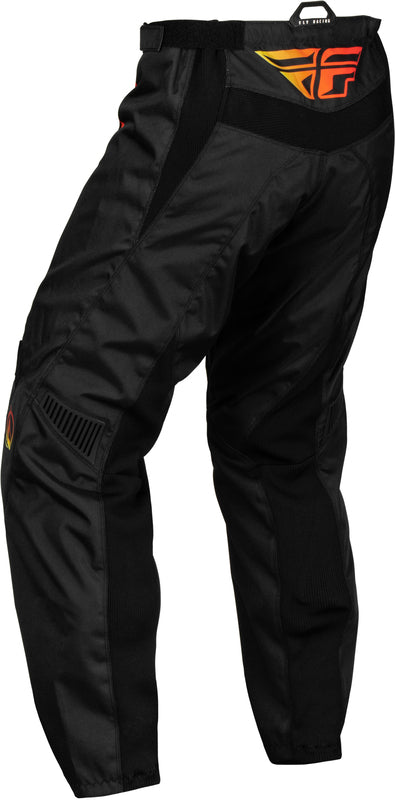 Fly Racing F-16 Youth Motocross Pants (Black/Orange, UK Size:26)