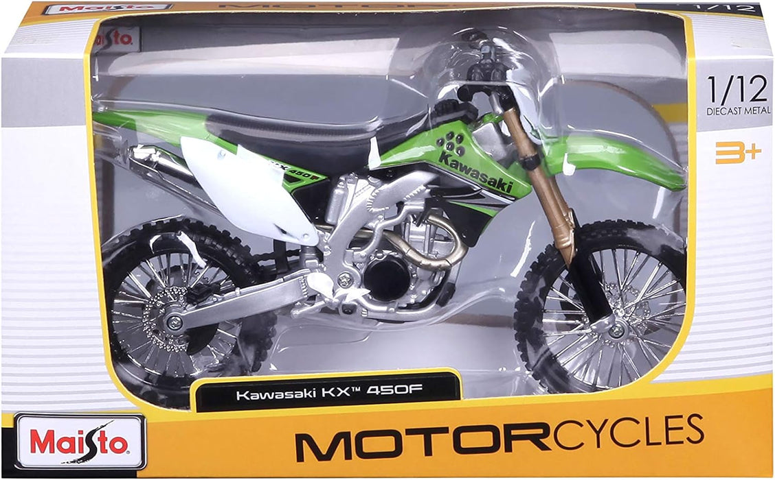 Maisto Kawasaki KX450f 1:12 Assembly Kit Scale Model