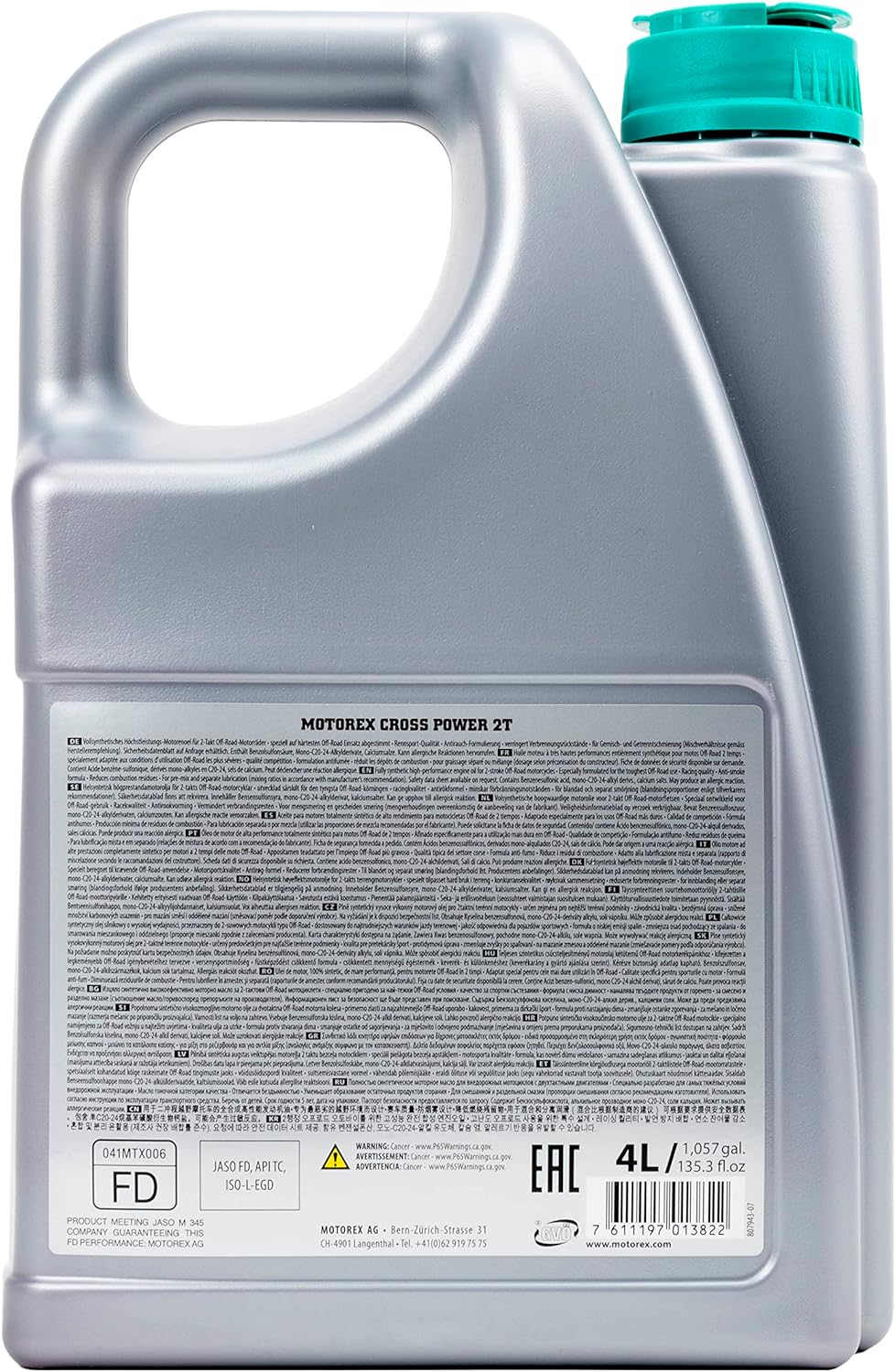 2 Stroke Motor Oil 2T Cross Power by Motorex