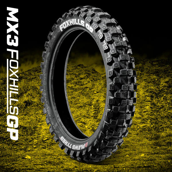 Plews Tyres MX3 FOXHILLS GP Hard Rear Tyre (90/100–16)