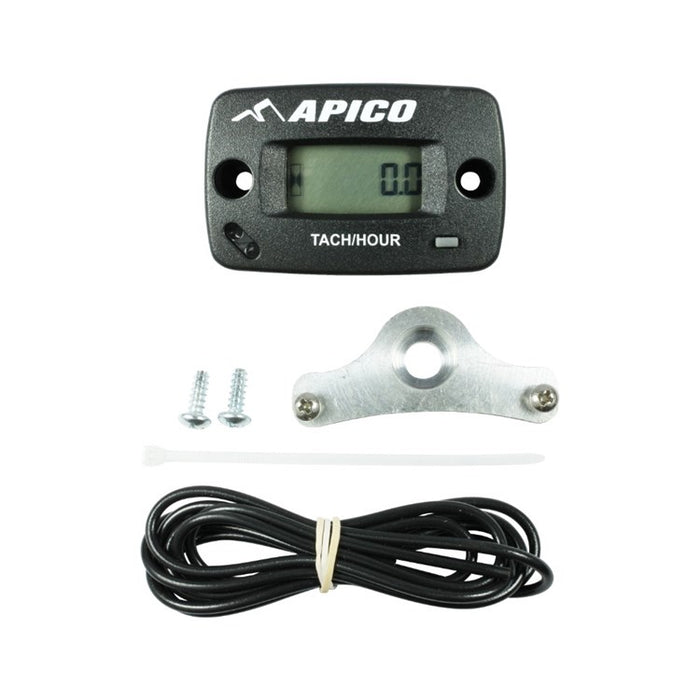 Apico Hour/Tach Meter with Mounting Bracket