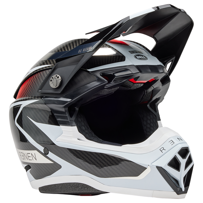 Bell 2025 Moto-10 Spherical Motocross Helmet (Renen Raycon Matte/Gloss Black/White)