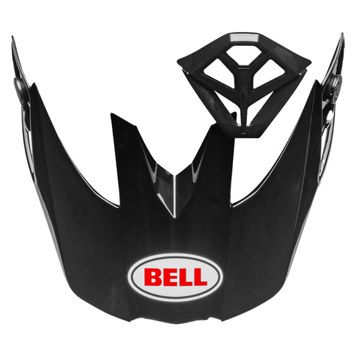Bell Replacement Moto-10 Peak and Mouthpiece Kit (Gloss Black)