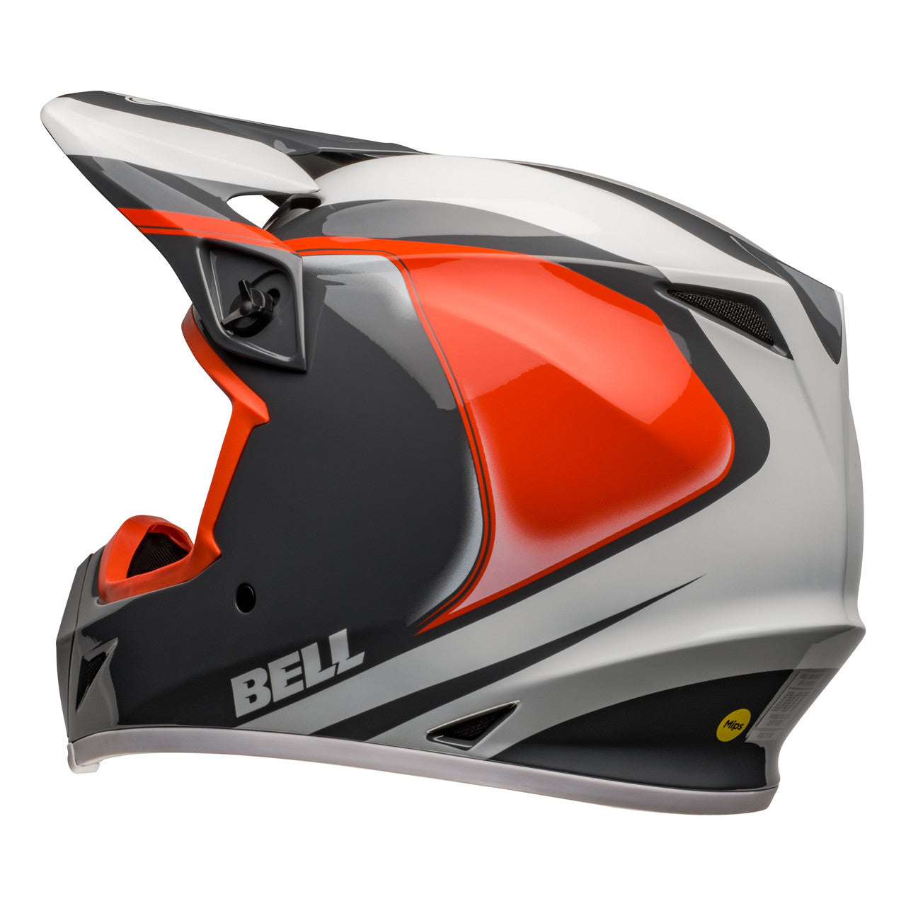 Bell 2024 Mips MX-9 Motocross Helmet (Dart Charcoal/Orange)
