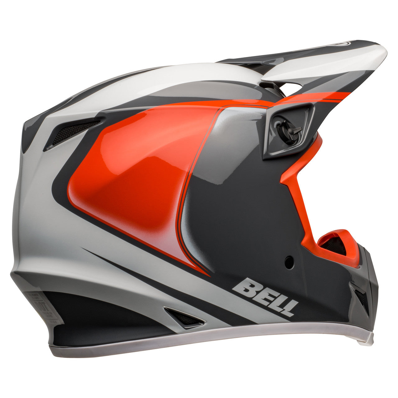 Bell 2024 Mips MX-9 Motocross Helmet (Dart Charcoal/Orange)
