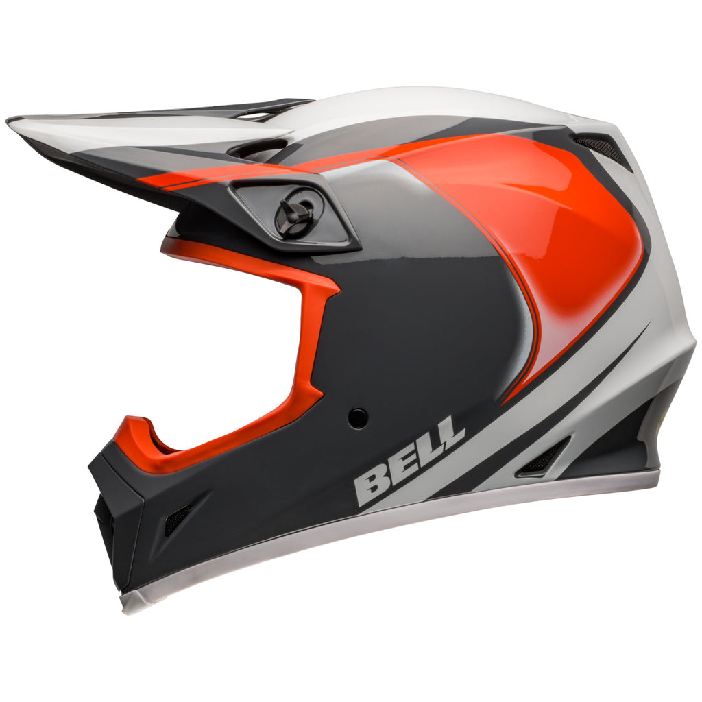 Bell 2024 Mips MX-9 Motocross Helmet (Dart Charcoal/Orange)
