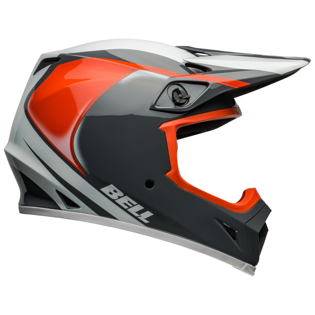 Bell 2024 Mips MX-9 Motocross Helmet (Dart Charcoal/Orange)