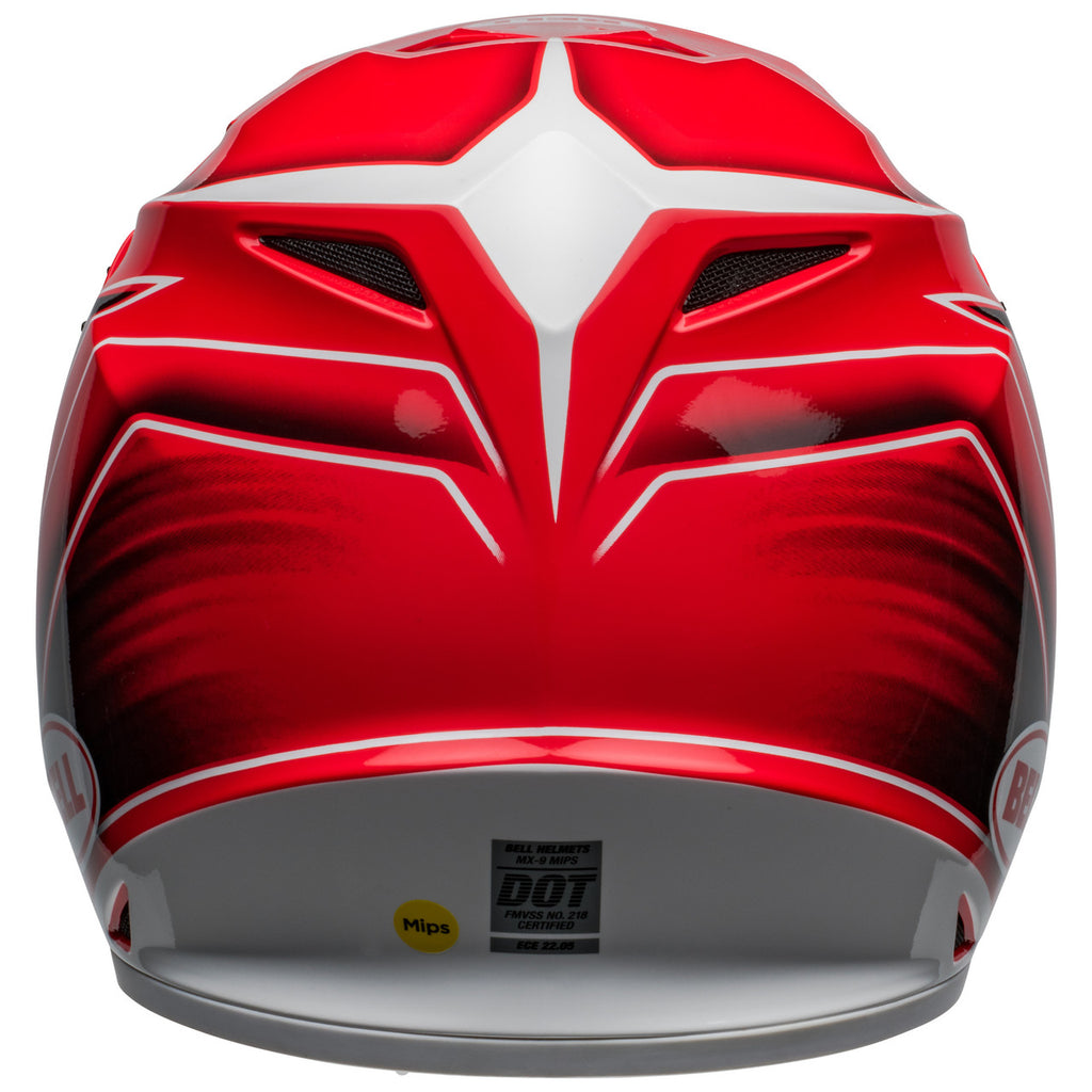Bell 2024 Mips MX-9 Motocross Helmet (Zone Red)