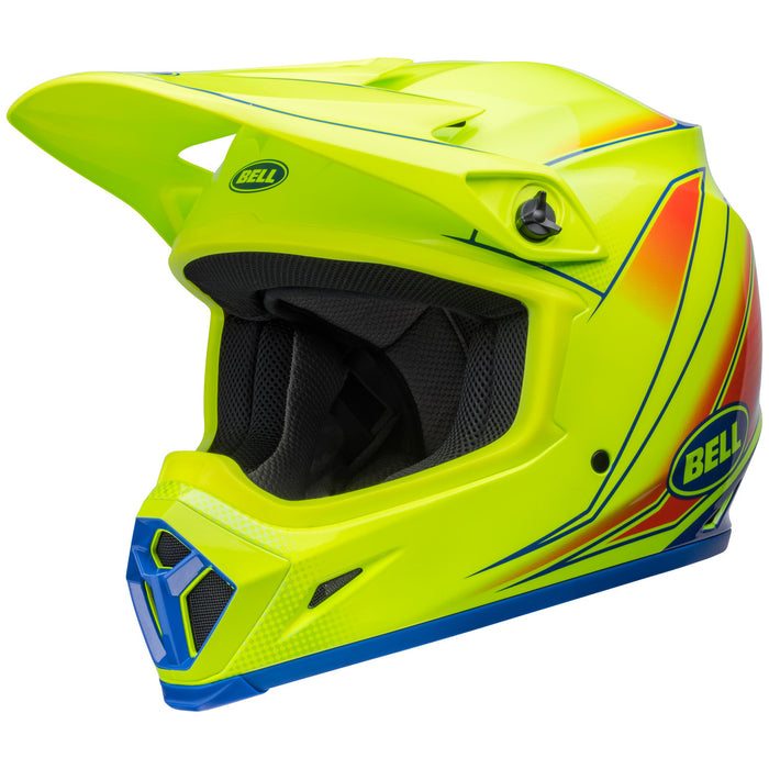 Bell 2024 MX-9 Mips Motocross Helmet (Zone Retina | UK Size Small: 55-56cm)