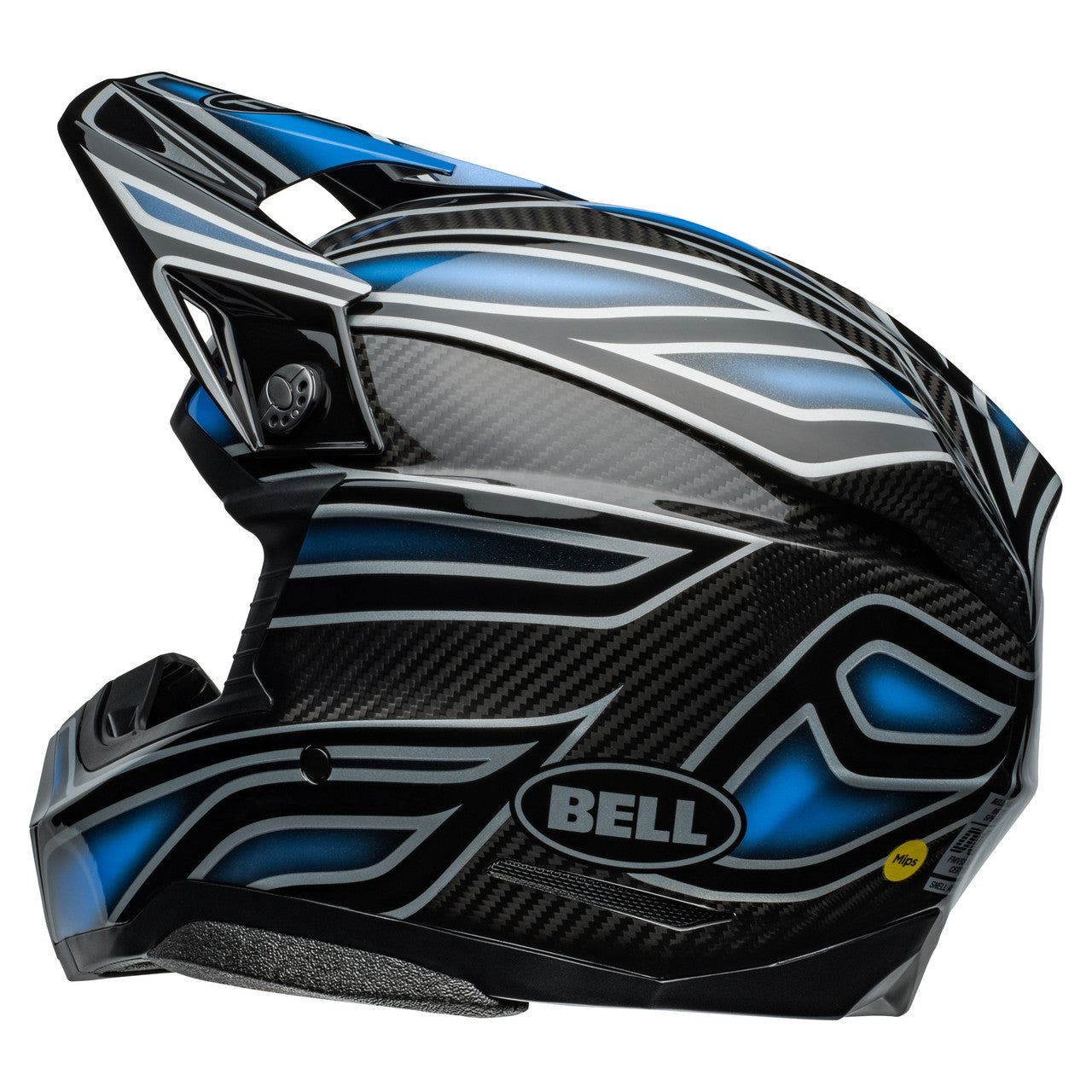 Bell MX 2024 Moto-10 Spherical Mips Adult Helmet (Webb Marmont Blue | UK Size: L [58-59cm])