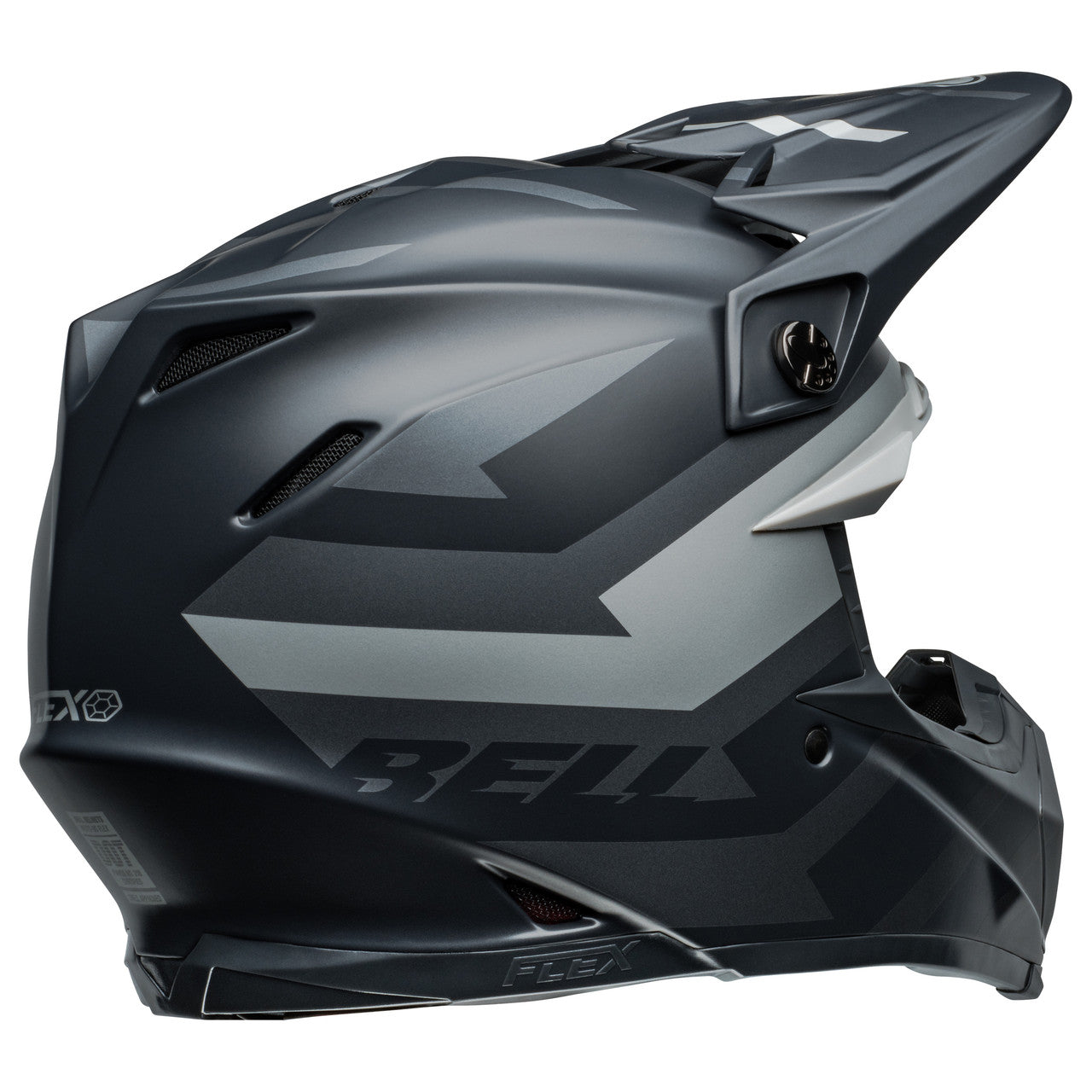 Bell MX 2024 Moto-9S Flex Motocross Helmet (Banshee Black/Silver | UK Size: L [58-59cm])