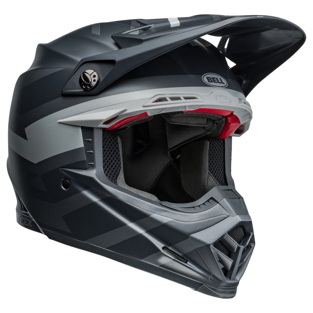 Bell MX 2024 Moto-9S Flex Motocross Helmet (Banshee Black/Silver | UK Size: L [58-59cm])