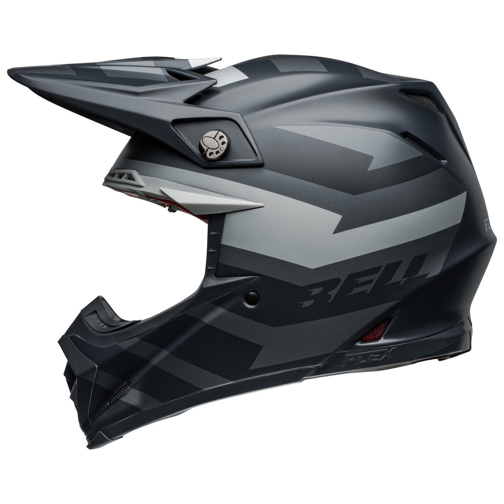 Bell MX 2024 Moto-9S Flex Motocross Helmet (Banshee Black/Silver | UK Size: L [58-59cm])