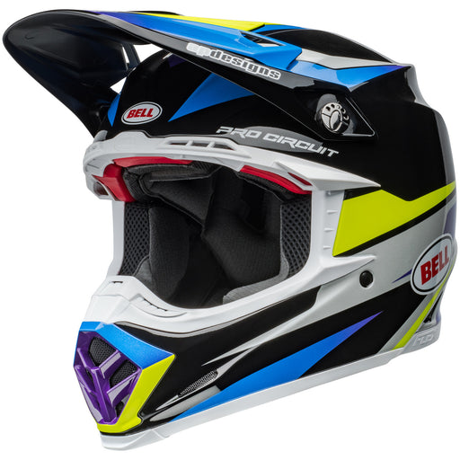 Bell MX 2024 Moto-9S Flex Motocross Helmet (Pro Circuit 24 Black/Blue | UK Size: M [57-58cm])