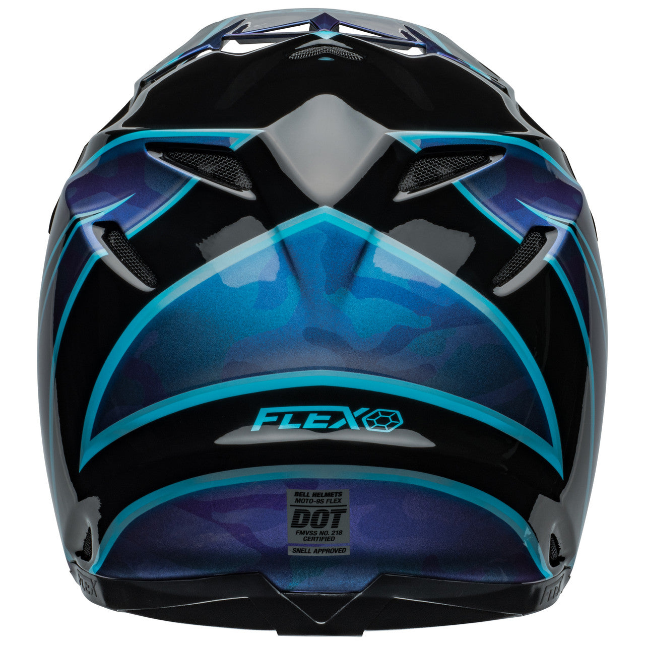 Bell MX 2024 Moto-9S Flex Motocross Helmet (Sprite Black/Blue| UK Size: S [55-56cm])