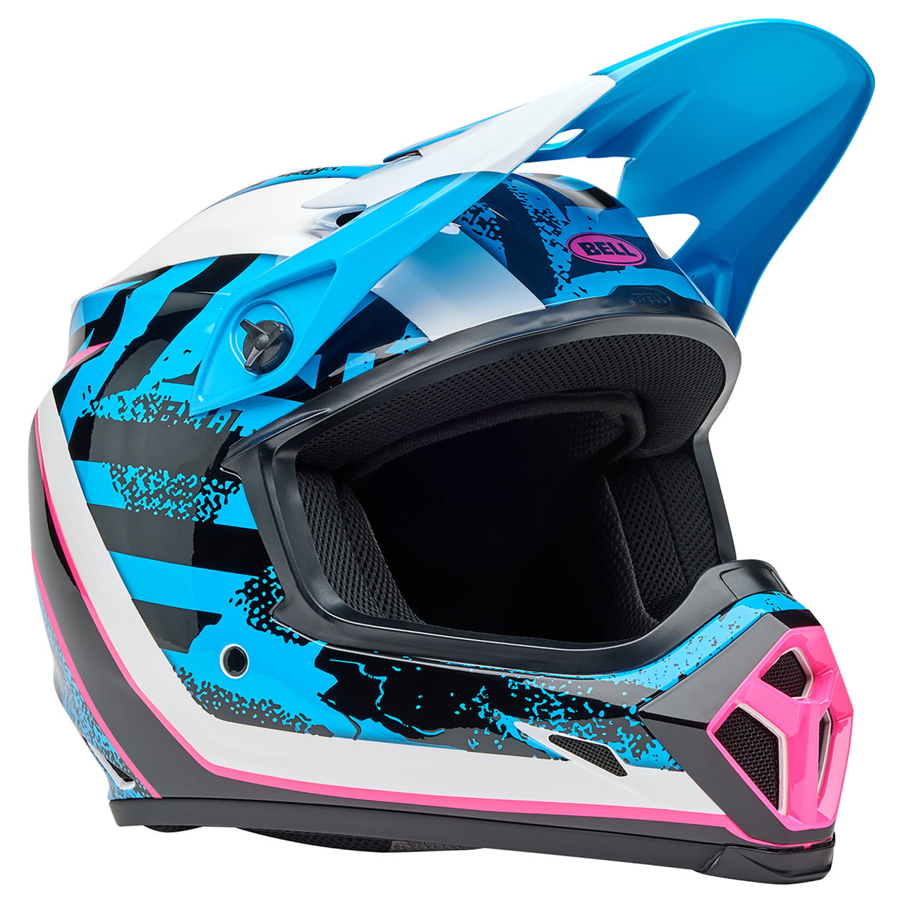 Bell 2025 Mips MX-9 Motocross Helmet (Breakdance Blue/Pink