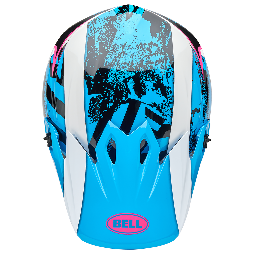 Bell 2025 Mips MX-9 Motocross Helmet (Breakdance Blue/Pink)