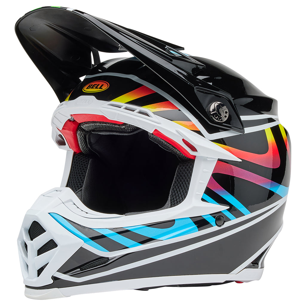 Bell 2025 Moto-9S Flex Motocross Helmet (Drift Black/Multi)