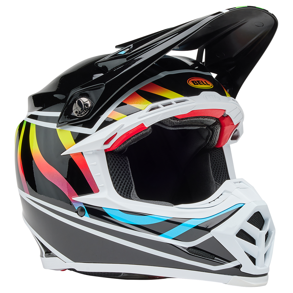 Bell 2025 Moto-9S Flex Motocross Helmet (Drift Black/Multi)