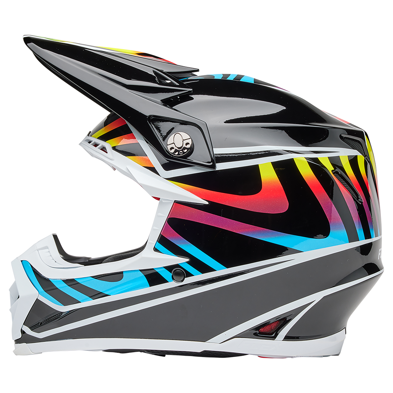 Bell 2025 Moto-9S Flex Motocross Helmet (Drift Black/Multi)