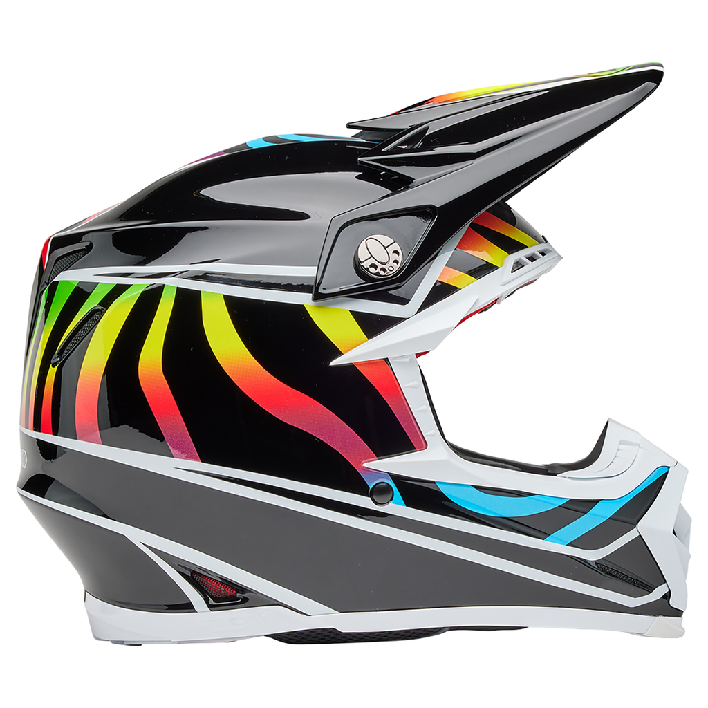 Bell 2025 Moto-9S Flex Motocross Helmet (Drift Black/Multi)