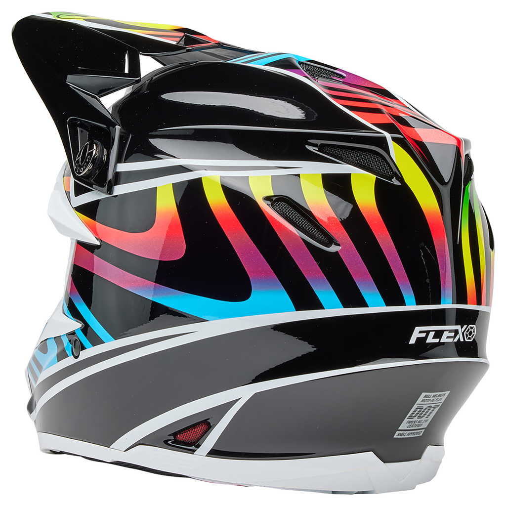 Bell 2025 Moto-9S Flex Motocross Helmet (Drift Black/Multi)