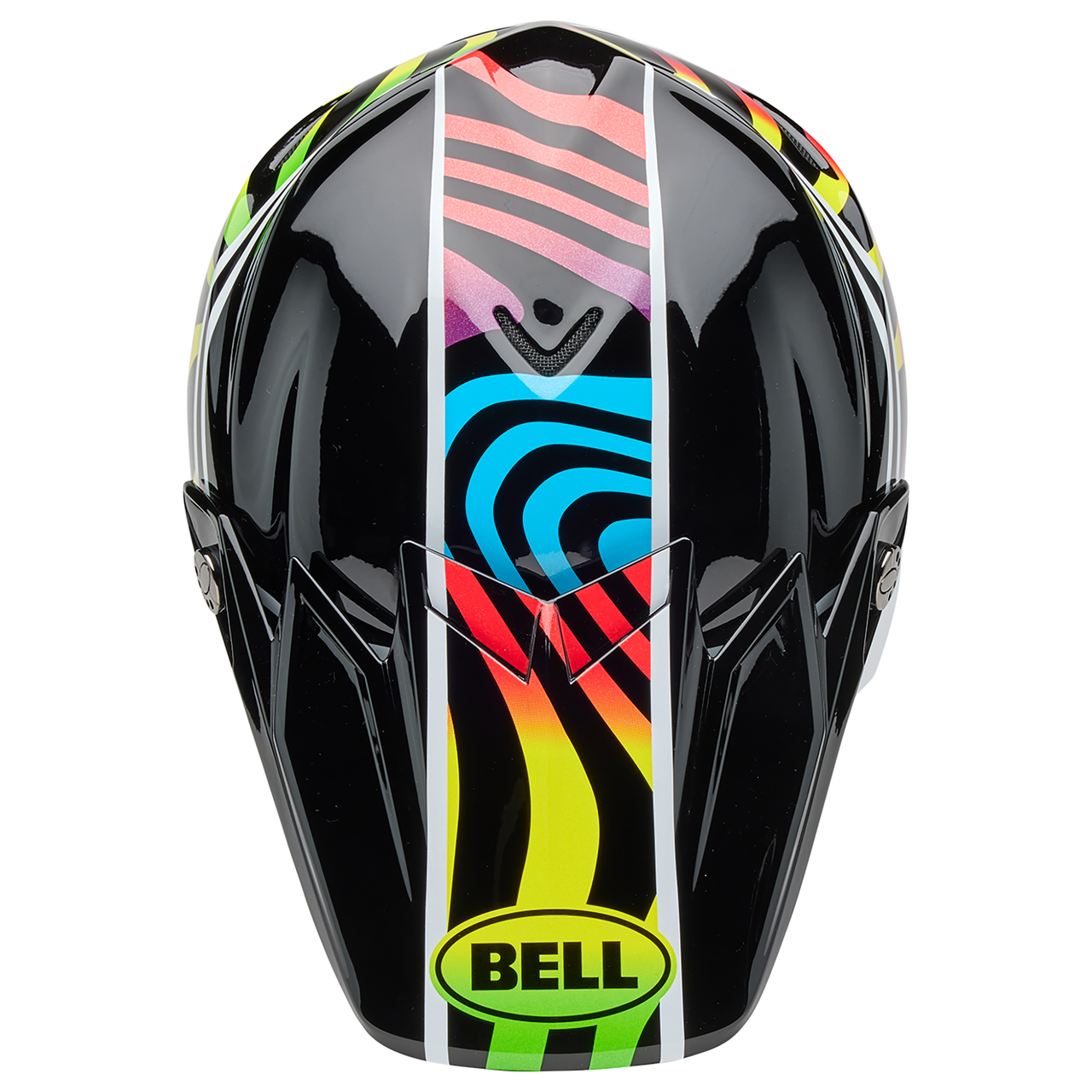 Bell 2025 Moto-9S Flex Motocross Helmet (Drift Black/Multi)