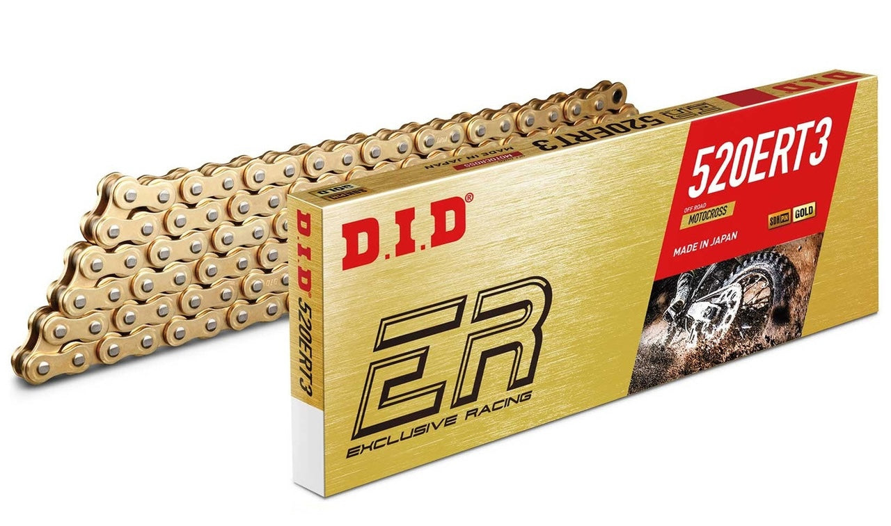 DID Chain 520 x 120 ERT3 Racing Gold Chain