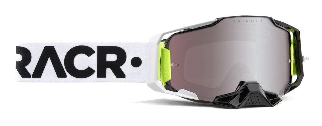 100% RACR Armega MX Goggles (HiPER Mirror Silver Lens)
