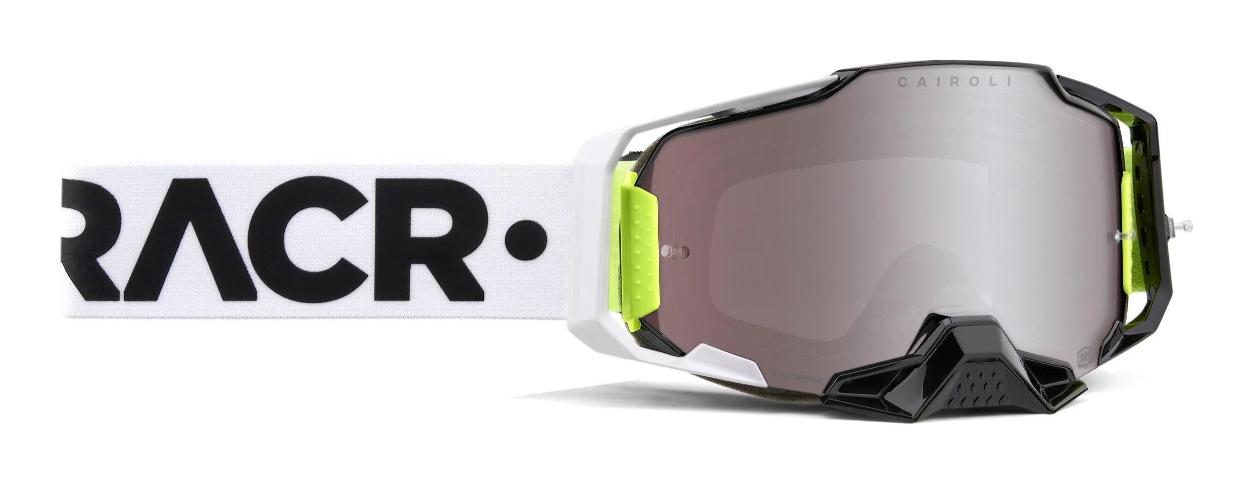 100% RACR Armega MX Goggles (HiPER Mirror Silver Lens)