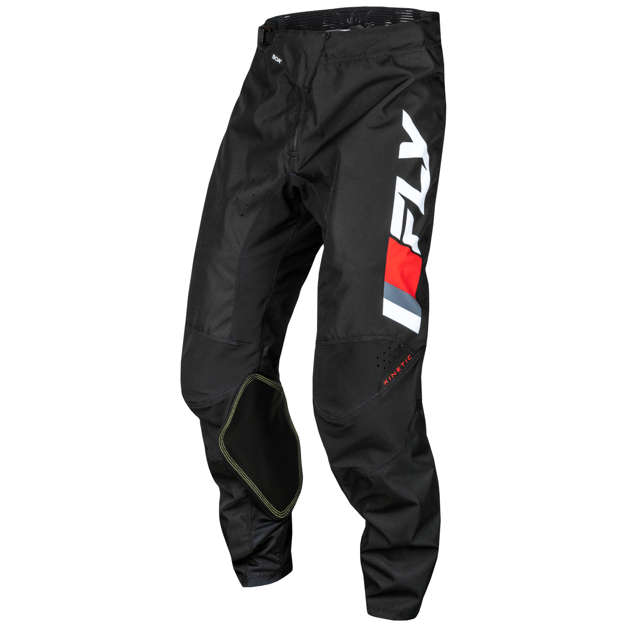 Fly Racing Youth Kinetic Prix Pants (Size 22, Colour Red/Grey/White)