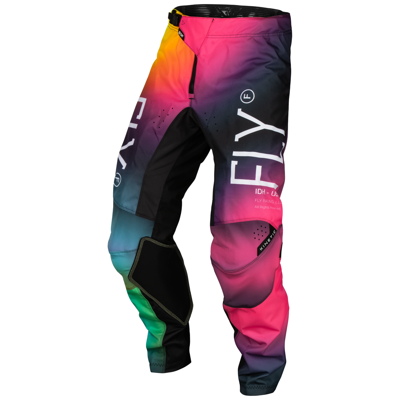 Youth Motocross Pants 2024 - Fly Racing's Rainbow Kinetic Prodigy